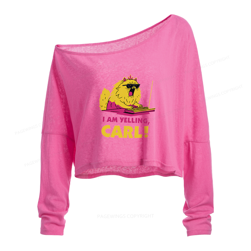 Pagewings Sci Fi Bookish Slouchy Long Sleeve Off Shoulder T-shirts