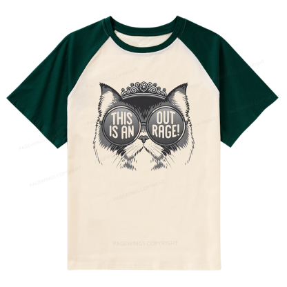 Pagewings Pagewings Sci Fi Bookish Raglan T-shirt