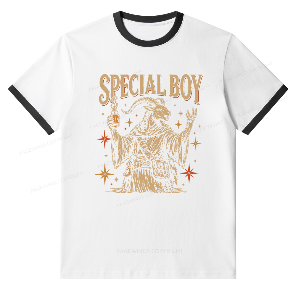 Pagewings Sci Fi Bookish Unisex Ringer T-Shirt 