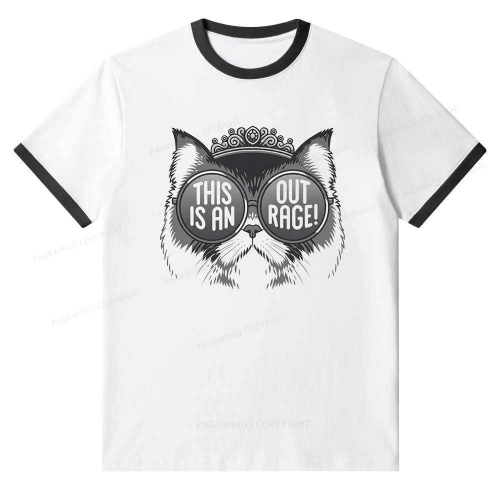 Pagewings Sci Fi Bookish Unisex Ringer T-Shirt 