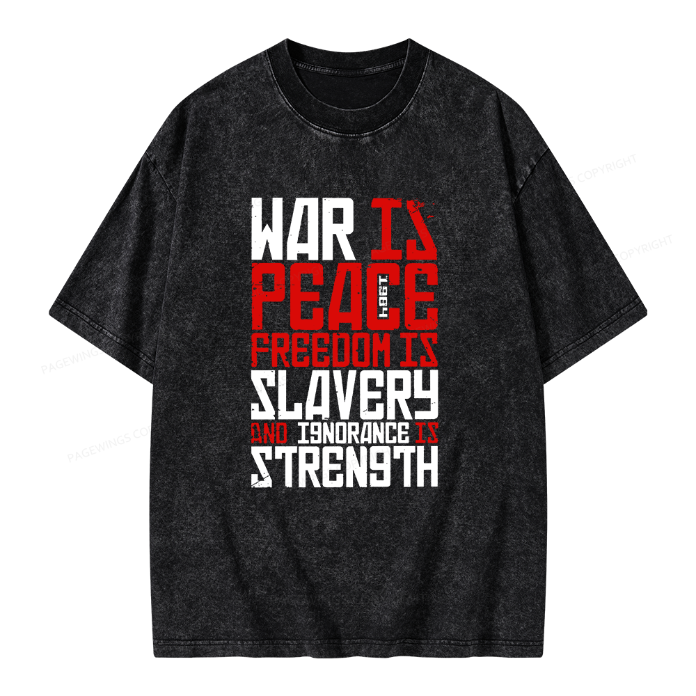 Pagewings Dystopian Lover Unisex Washed T-shirt