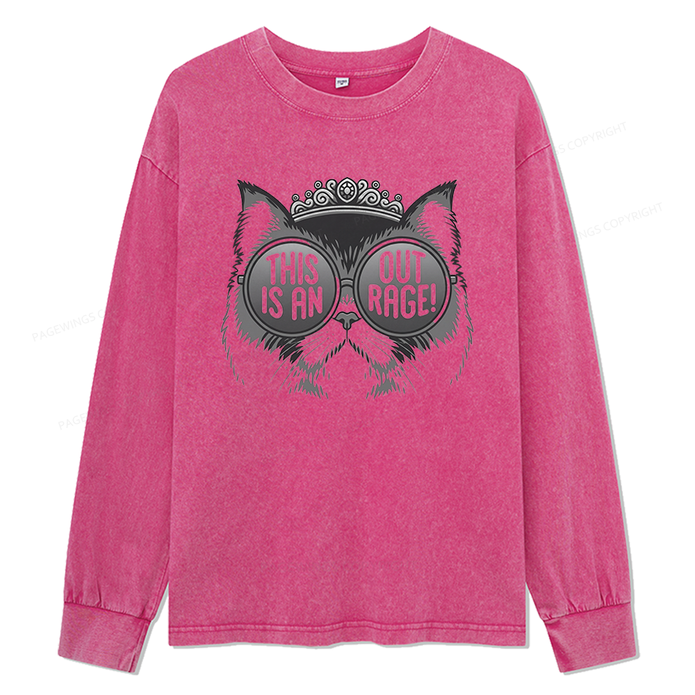 Pagewings Read Sci-Fi Book Unisex Washed Long Sleeve T-shirt