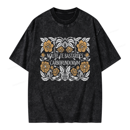 Pagewings Dystopian Book Lovers Unisex Washed T-shirt