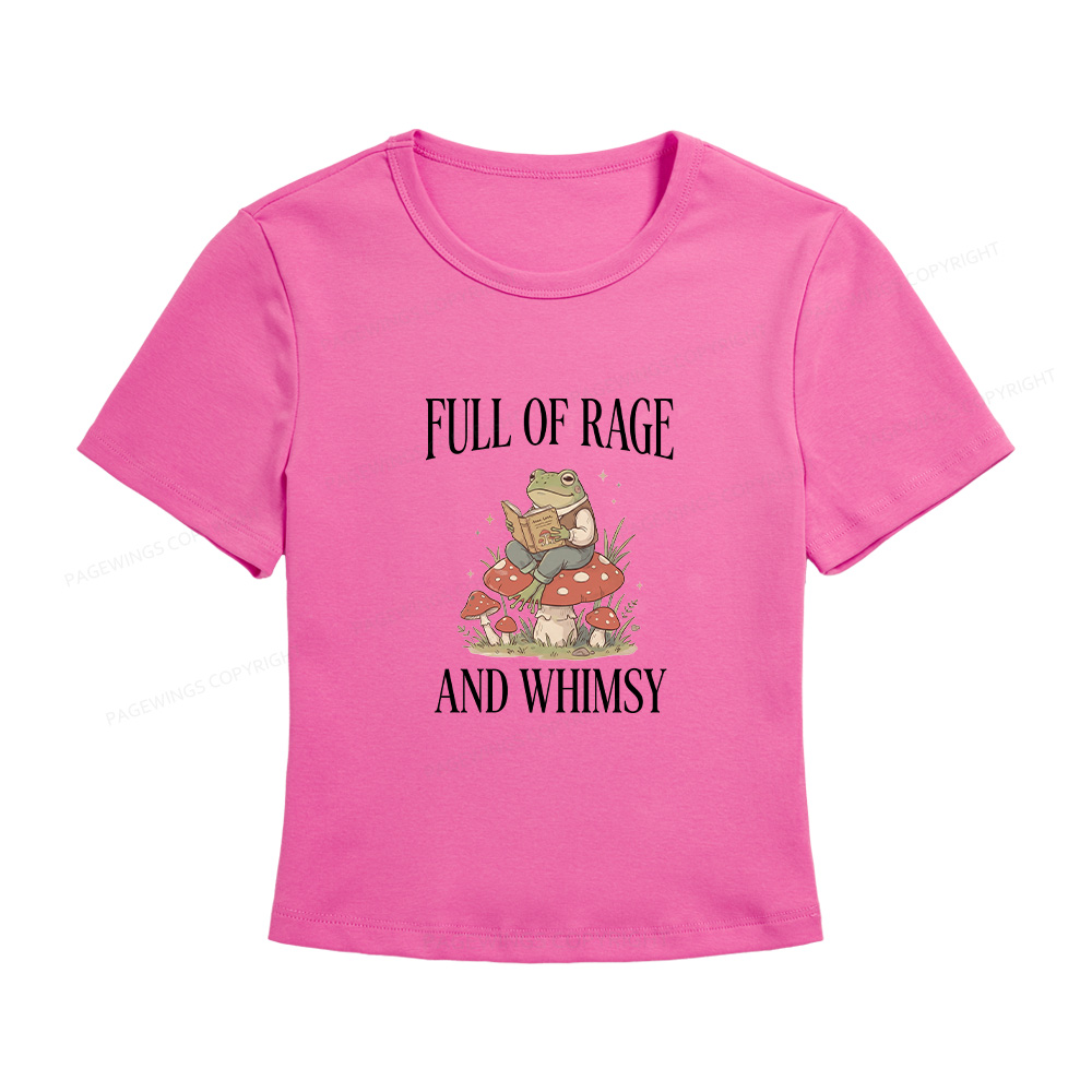 Pagewings Full of Rage and Whimsy Women's Baby Tee
