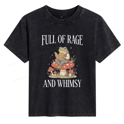 Pagewings Full of Rage and Whimsy Women's Washed T-shirt