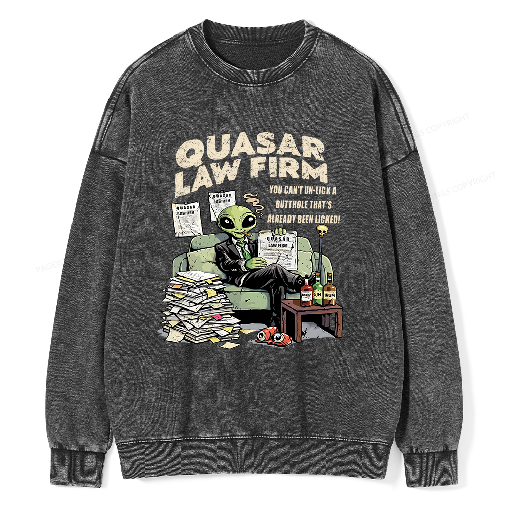 Pagewings Sci‑Fi Fan Unisex Washed Sweatshirt