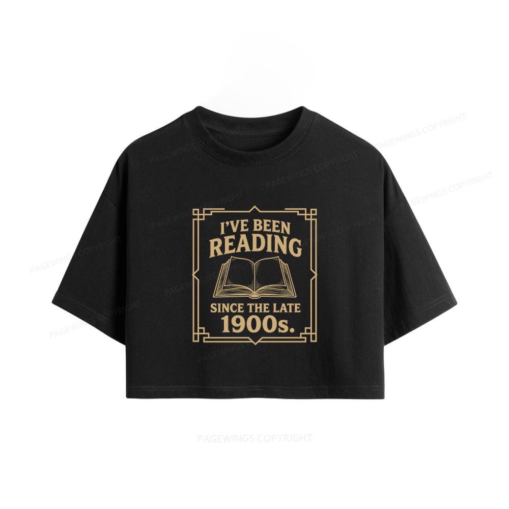 Pagewings I’ve Been Reading Since The Late 1900s Women Crop Tops
