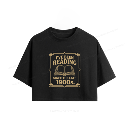 Pagewings I’ve Been Reading Since The Late 1900s Women Crop Tops