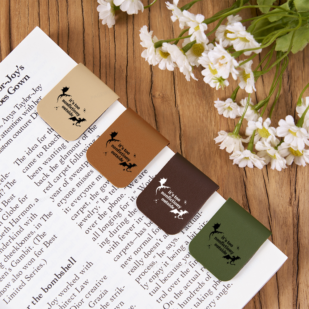 Pagewings It’s Too Nonfictiony Outside Magnetic Bookmark