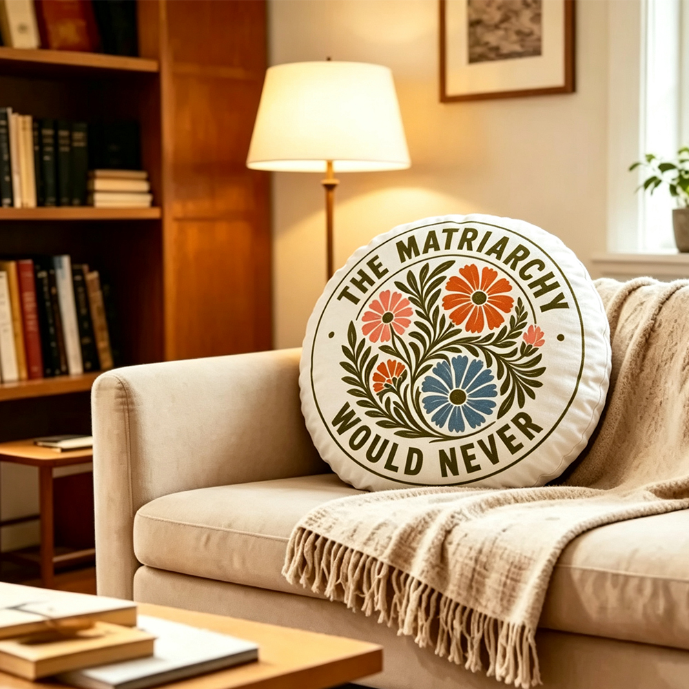 Pagewings The Matriarchy Would Never Shaped Throw Pillow
