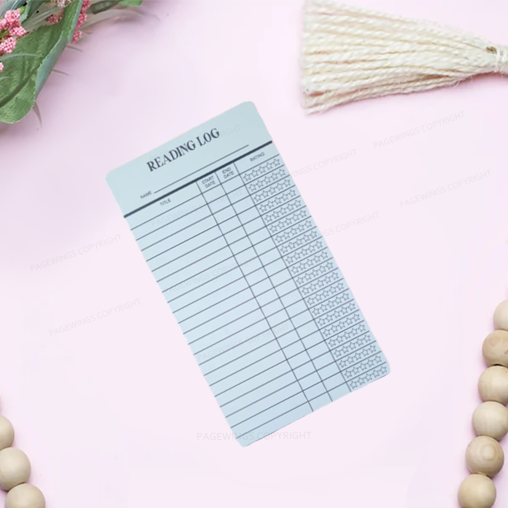 Pagewings Reading Log Bookmark