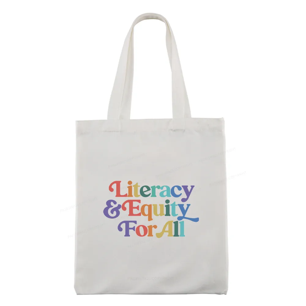 Pagewings Literacy & Equity For All Tote Bag