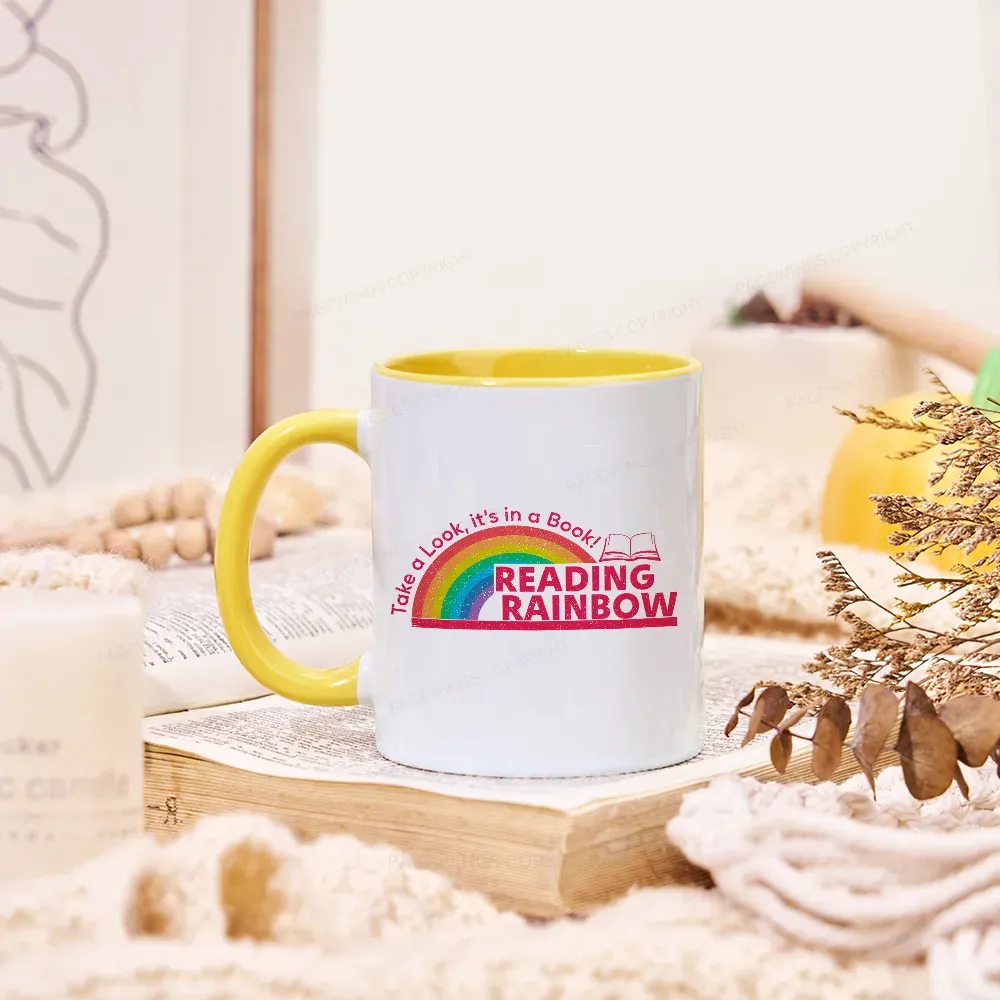 Pagewings Reading Rainbow Mug