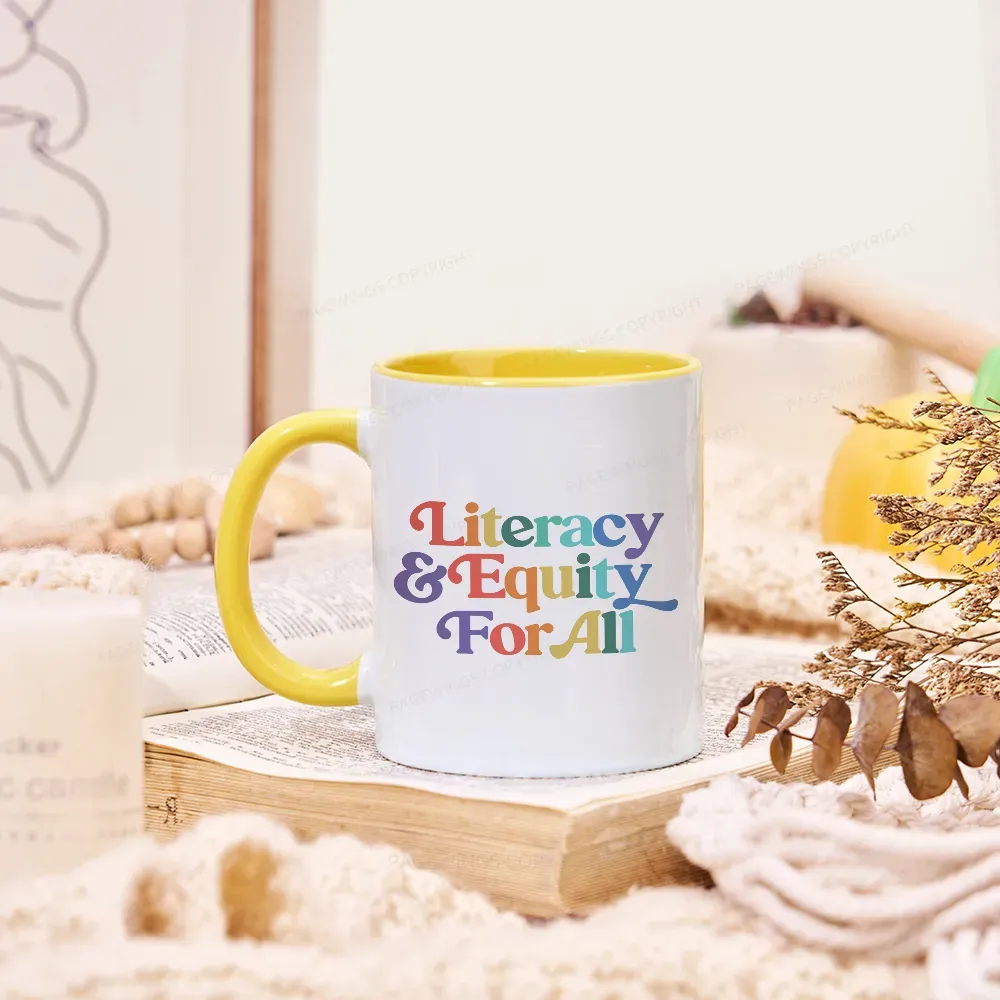 Pagewings Literacy & Equity For All Mug