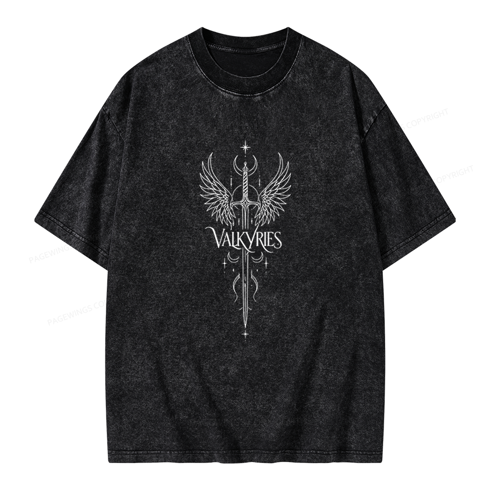 Pagewings Romantasy Readers Unisex Washed T-shirt