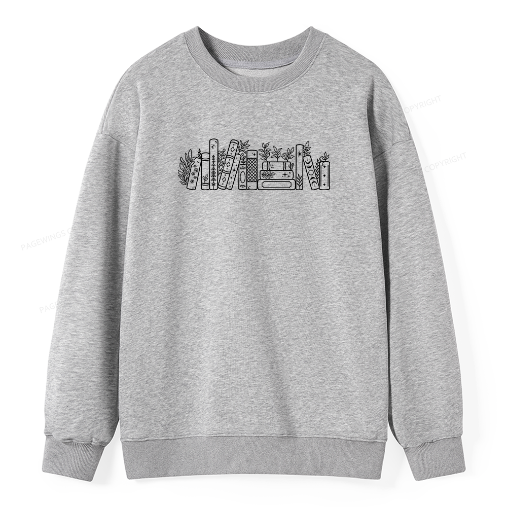 Pagewings No Such Thing As Too Many Books Unisex Classic Sweatshirt