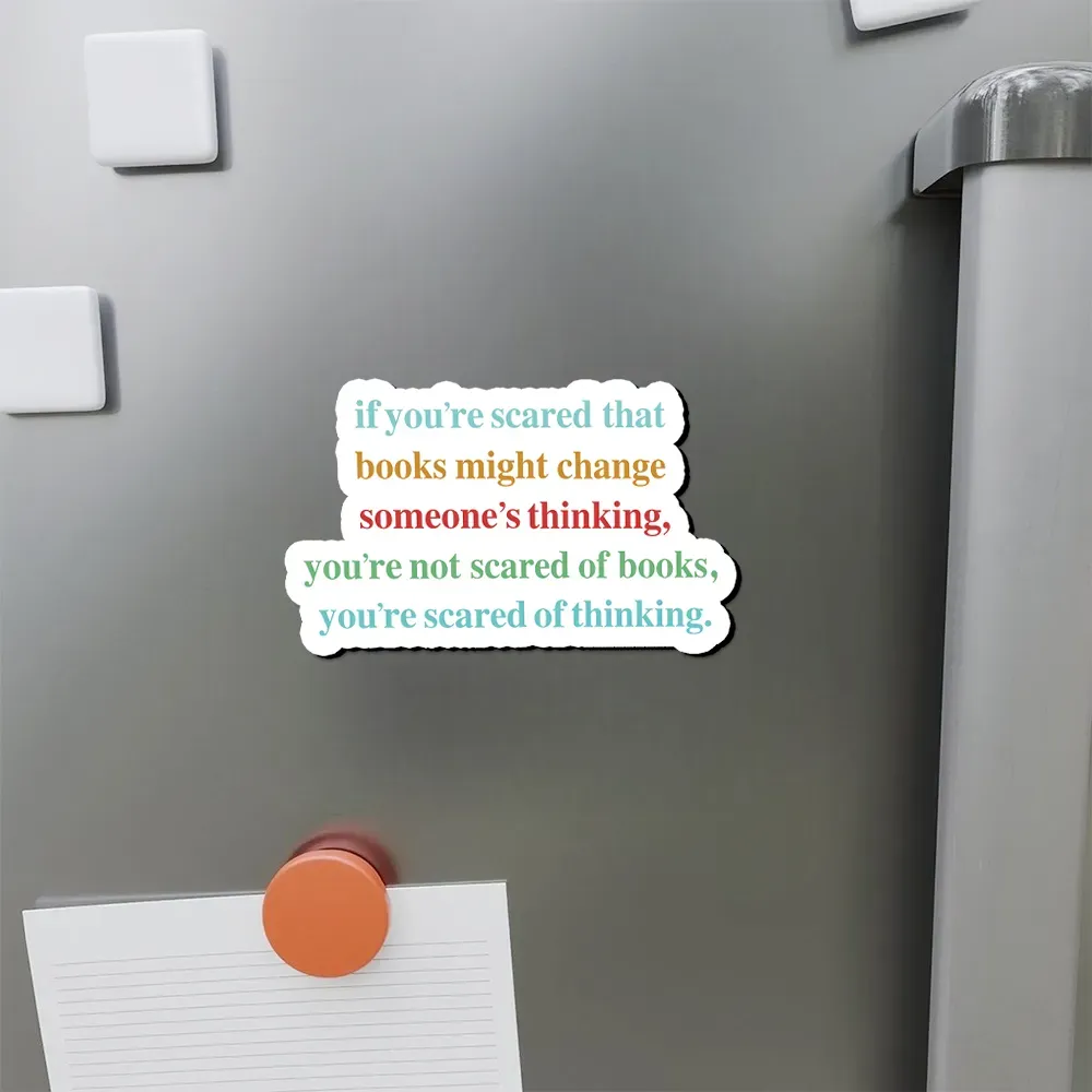 Pagewings Censorship Social Justice Fridge Magnet