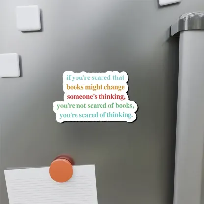 Pagewings Censorship Social Justice Fridge Magnet