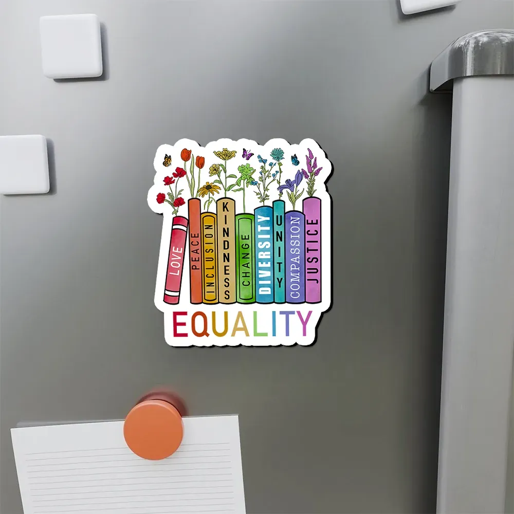 Pagewings Equal Rights Fridge Magnet