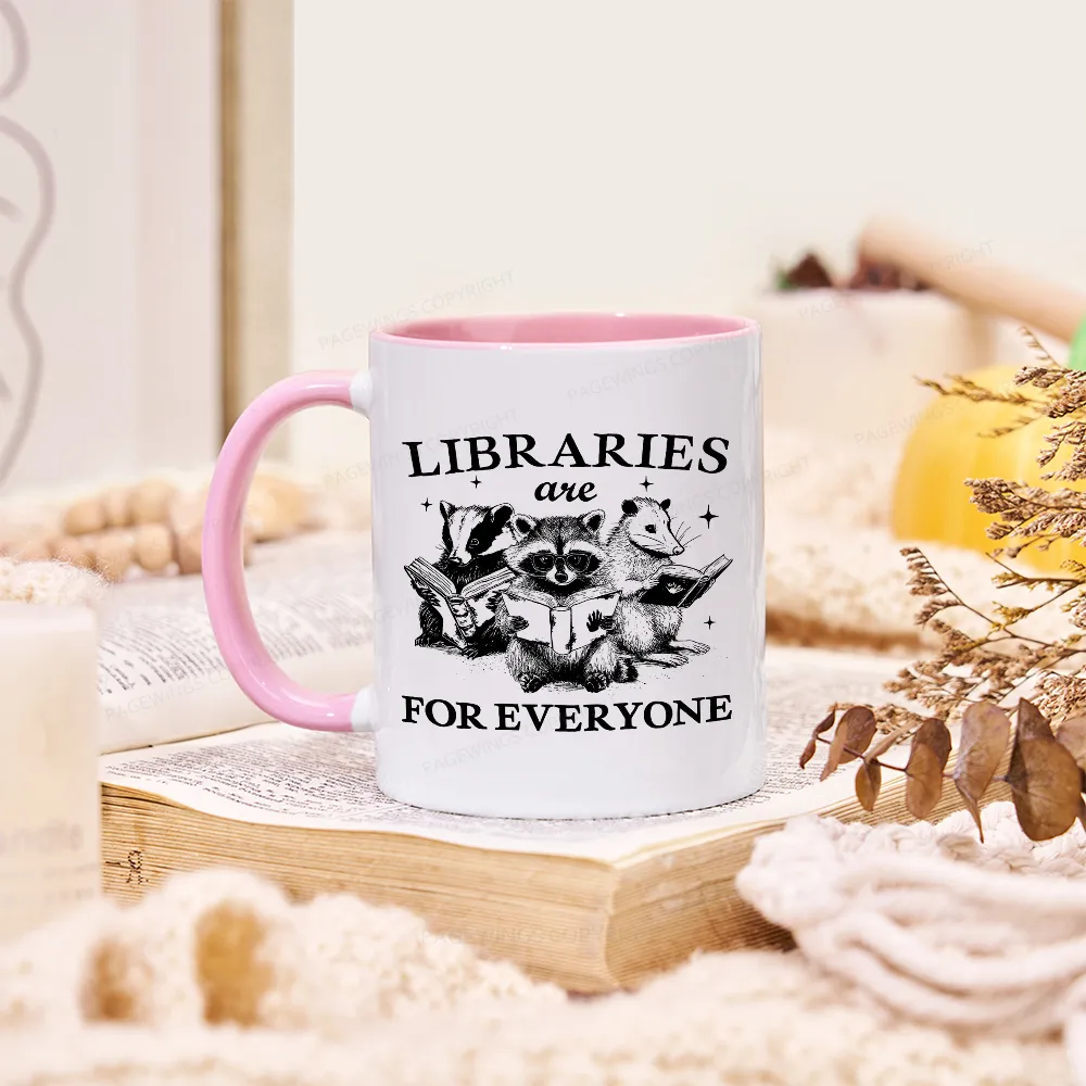 Pagewings Libraries Are For Everyone Mug