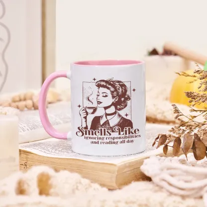 Pagewings Ignoring Responsiblities And Reading All Day Mug