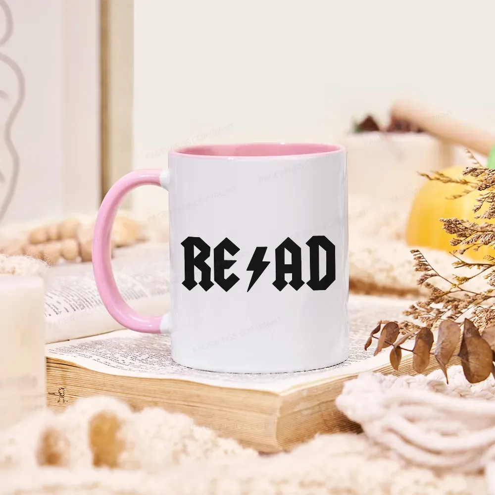 Pagewings Read Back In The Library "Rock And Roll" Mug