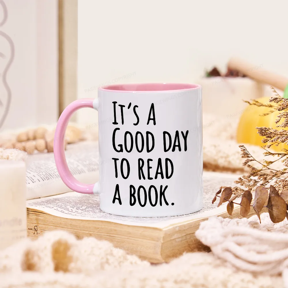 Pagewings It's A Good Day To Read A Book Mug