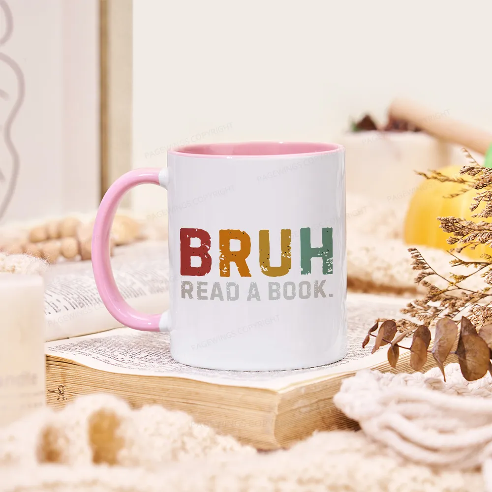 Pagewings Read A Book Bruh Mug