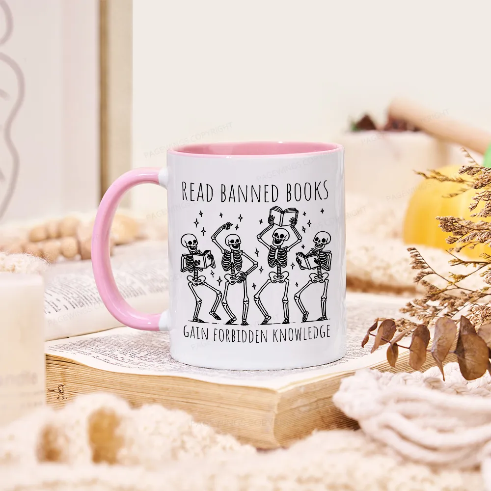 Pagewings Reading Books Tee Book Lover Gift Mug