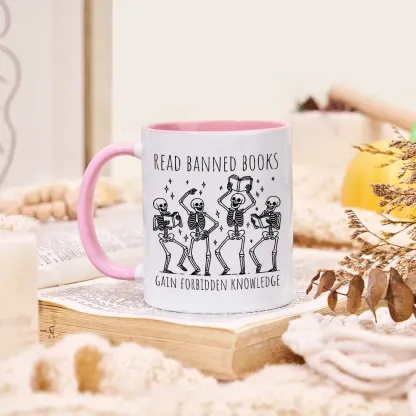 Pagewings Reading Books Tee Book Lover Gift Mug