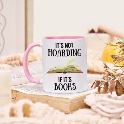 Pagewings It's Not Hoarding If It's Books Mug