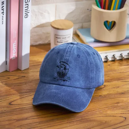 Pagewings Trash Reader Raccoon - Book Quote Washed Cap