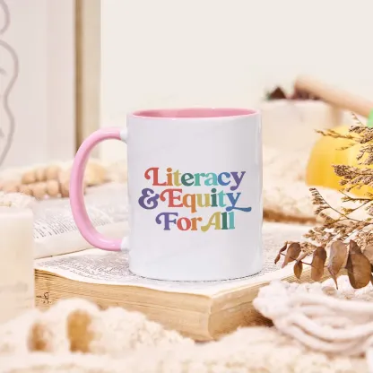 Pagewings Literacy & Equity For All Mug