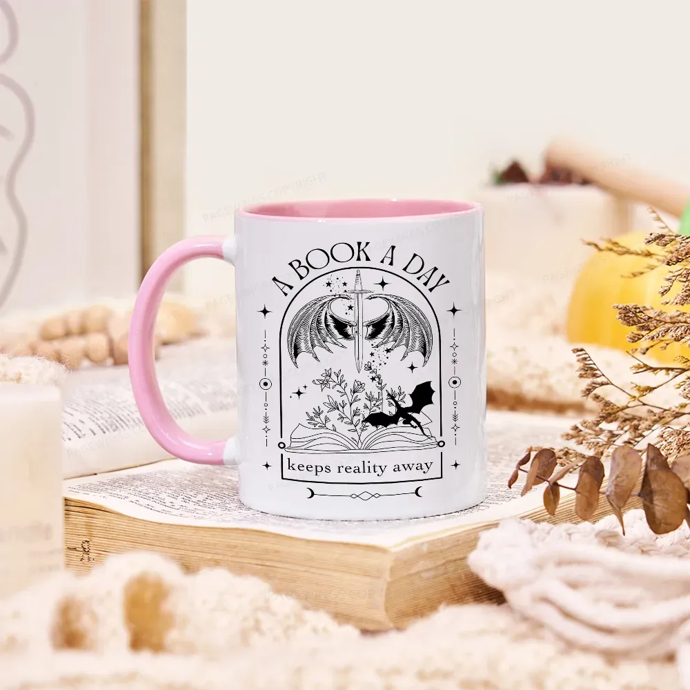 Pagewings A Book a Day Dragon Mug