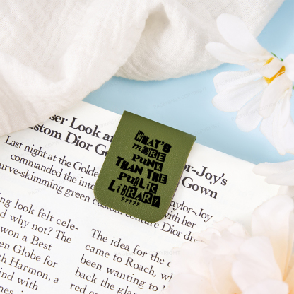 Pagewings What’s More Punk Than The Library Feathers Quotes Magnetic Bookmark