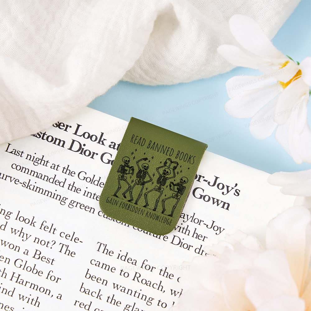 Pagewings Reading Books Tee Book Lover Gift Feathers Quotes Magnetic Bookmark