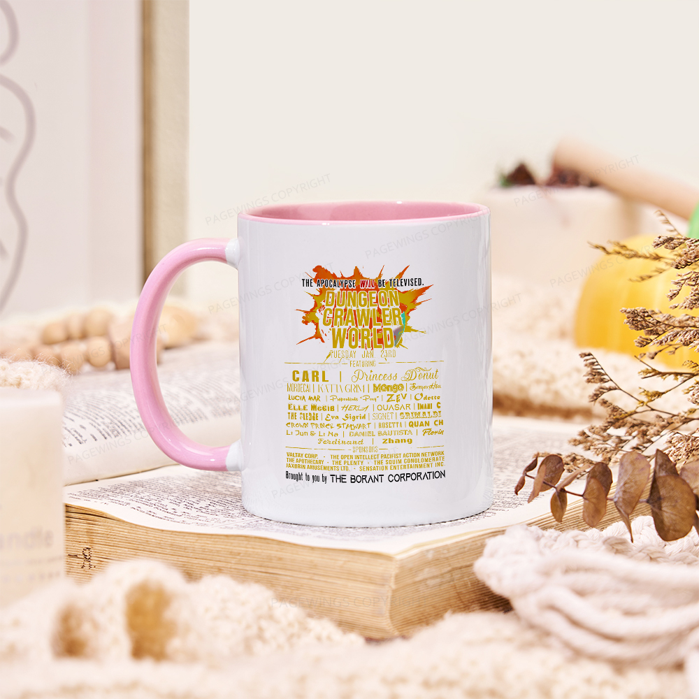 Pagewings Dungeon Crawler World Tour Mug