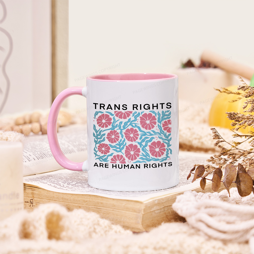 Pagewings Trans Rights Are Human Rights Mug