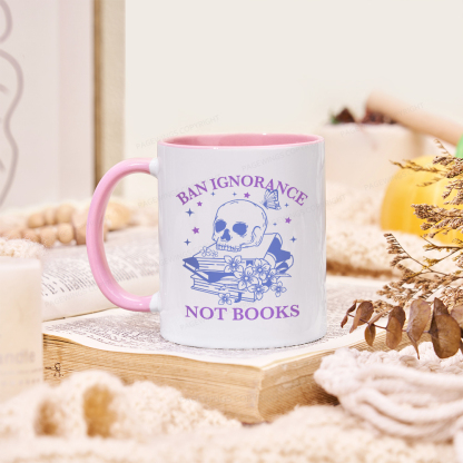 Pagewings Ban Lgnorance Not Books Mug