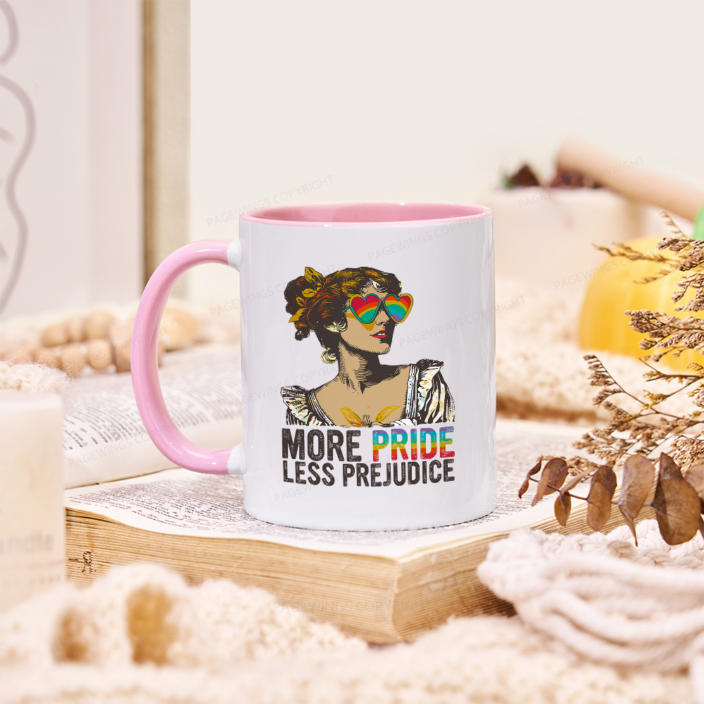 Pagewings More Pride Less Prejudice Mug