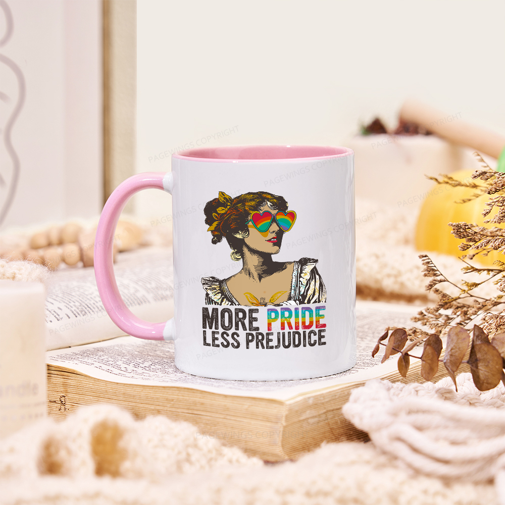 Pagewings More Pride Less Prejudice Mug