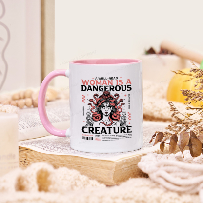 Pagewings A Well-Read Woman is A Dangerous Creature Mug