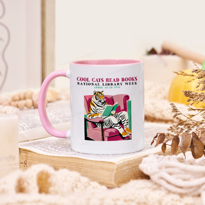 Pagewings Library Week Poster 1996 Mug