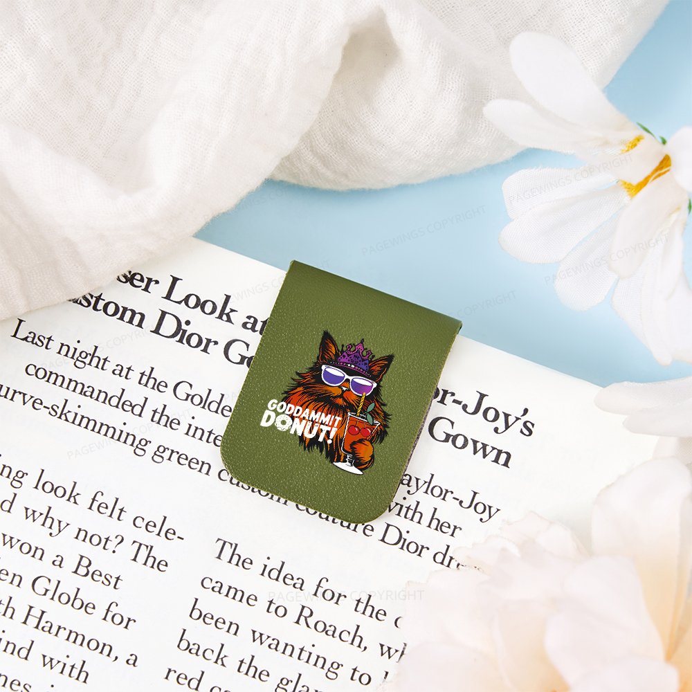 Pagewings Goddammit Donut Magnetic Bookmark
