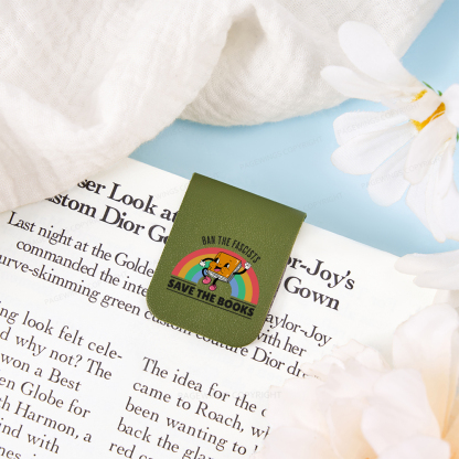 Pagewings Ban The Fascists Save The Books Magnetic Bookmark