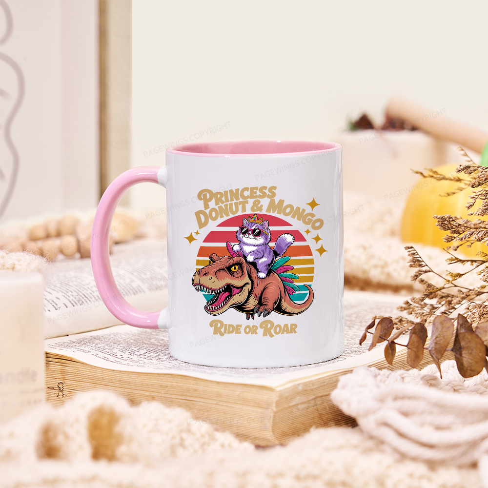 Pagewings Princess Donut & Mongo Mug