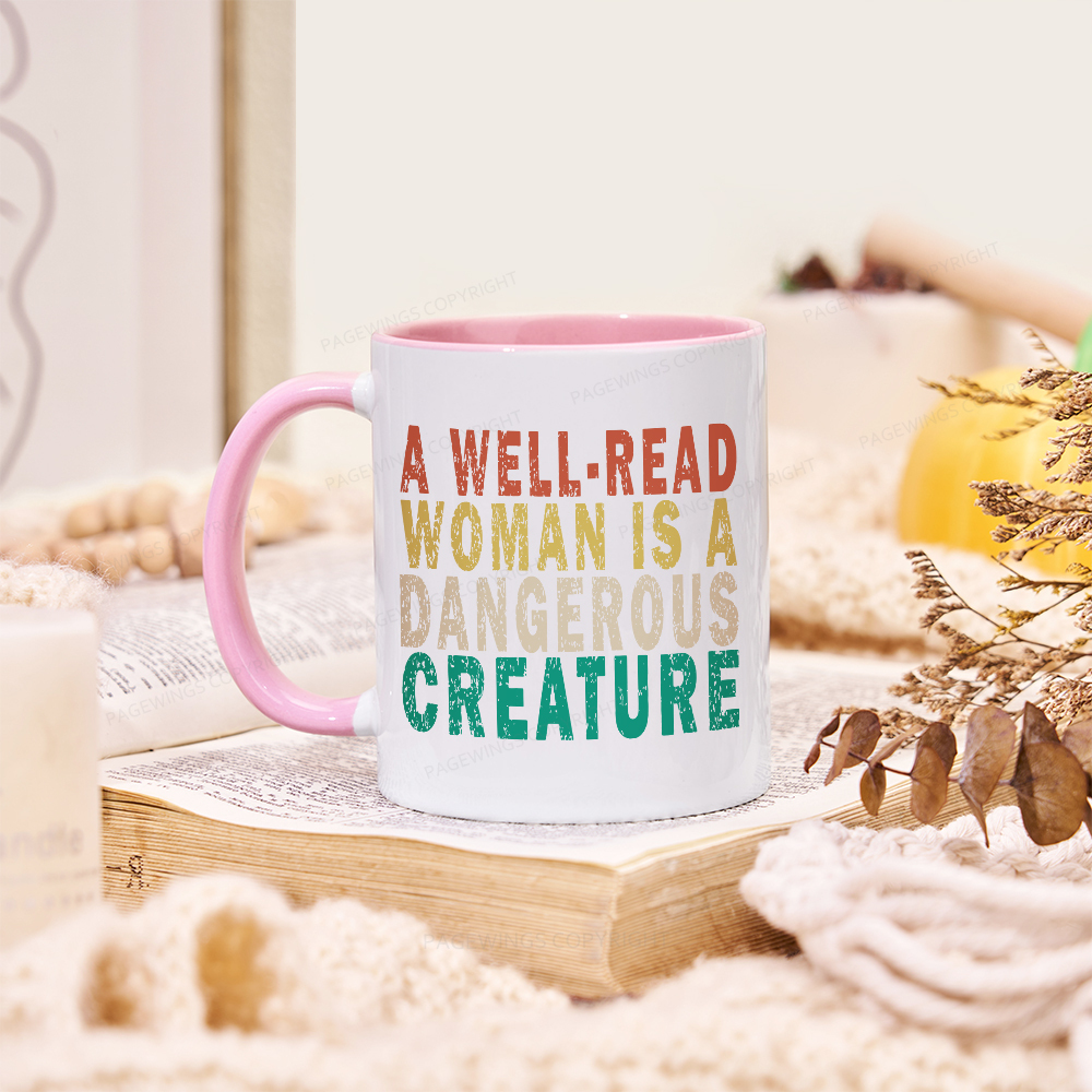 Pagewings A Well-Read Woman Is A Dangerous Creature Mug