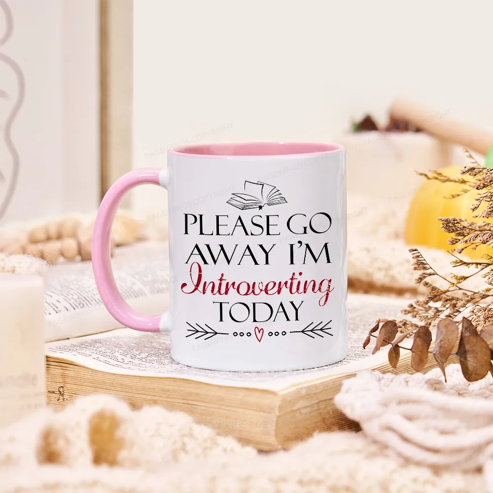 Pagewings I'm Introverting Today Mug