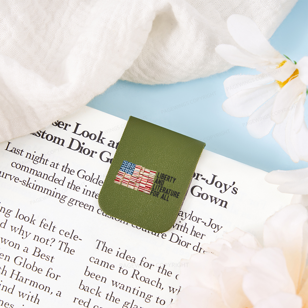 Pagewings Liberty And Literature For All Magnetic Bookmark