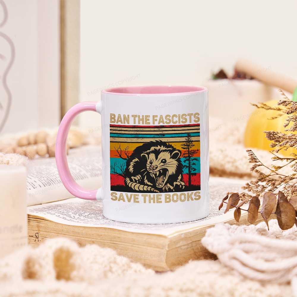Pagewings Ban The Fascists Save The Books Mug